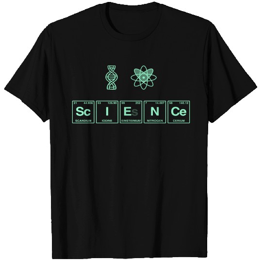 I LOVE SCIENCE - Periodic Table of Elements T Shirts