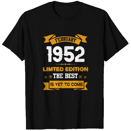 February 1952 Birthday Surprise T Shirts
