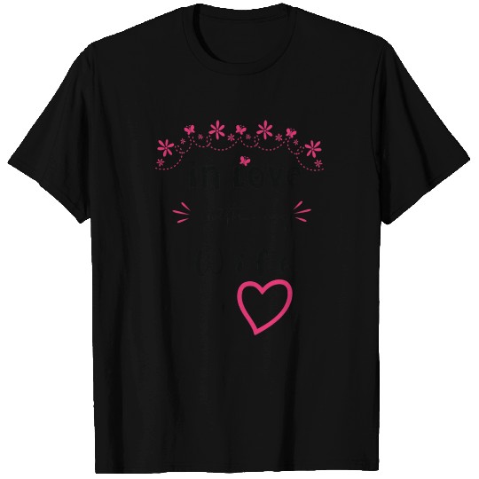 Love with My WIFE Cute Valentine day Mom to Be Val T Shirts
