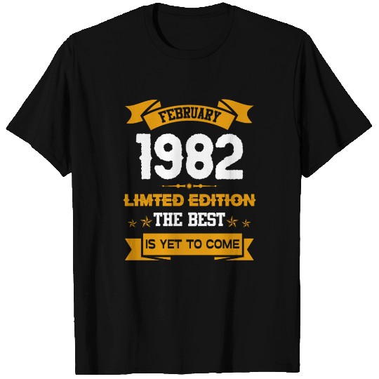 February 1982 Birthday Surprise T Shirts