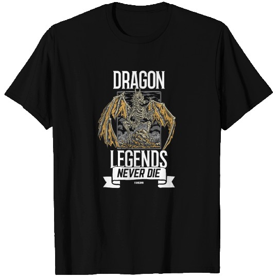 Dragon Legends Never Die T Shirts