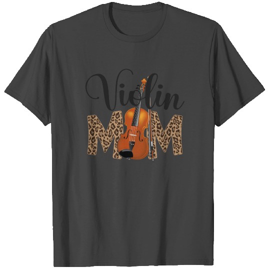 Violin Violinist Mom Cheetah T Shirts