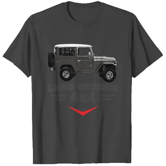 Toyota Land Cruiser J40 Off-Road Car From Side T Shirts