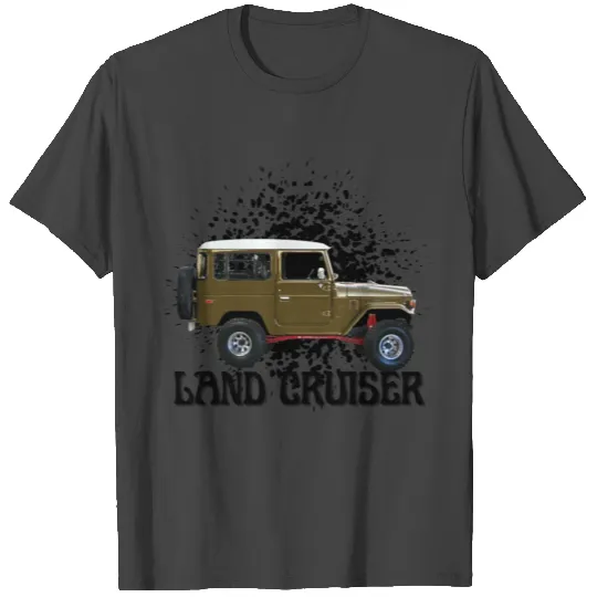 Toyota Land Cruiser J40 Off-Road Car Splash T Shirts