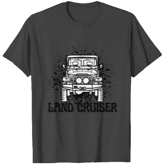 Toyota Land Cruiser J40 Off-Road Car Splash T Shirts