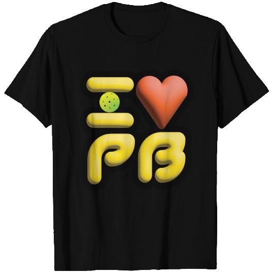 I Love Pickleball PB1 T Shirts