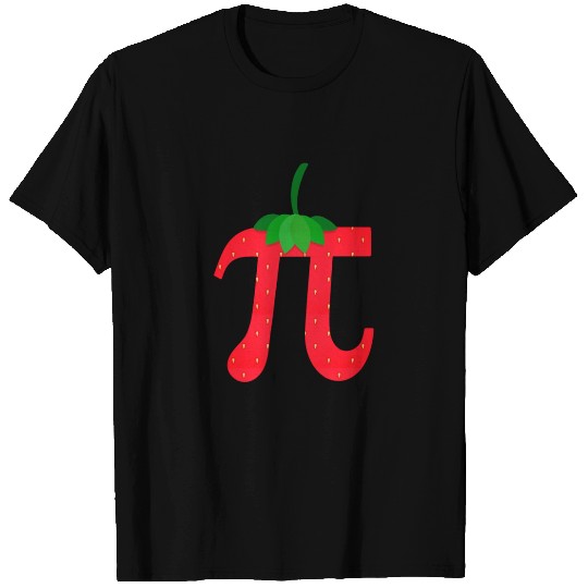 Strawberry Pi - Funny Pi Day Math Teacher T Shirts