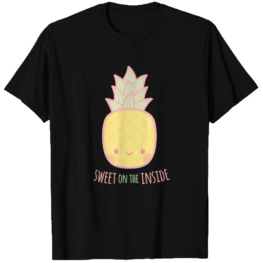 Cute Sweet On the Inside Pineapple T Shirts
