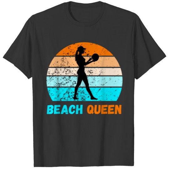 Beach Queen Women's Beach Volleyball T Shirts