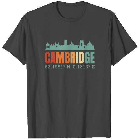 Cambridge City Skyline T Shirts