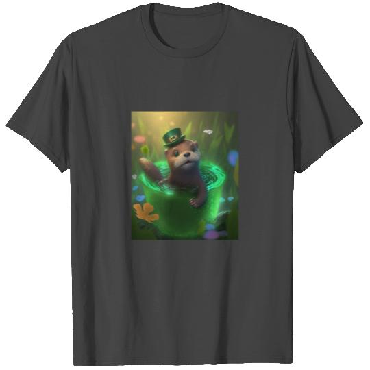Kawaii Otter Pet Lucky Sea Otter T Shirts