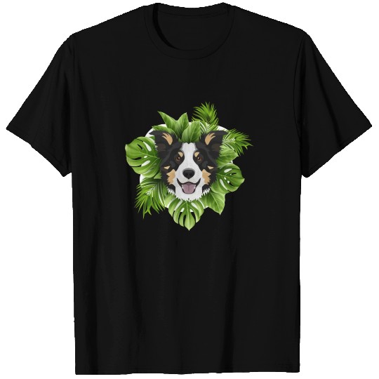 Tropical Border Collie T Shirts