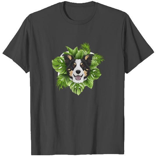 Tropical Border Collie T Shirts