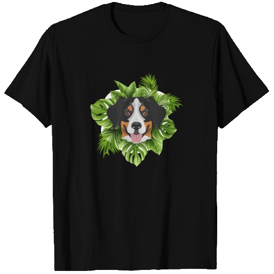 Tropical Bernese Mountain Dog T Shirts