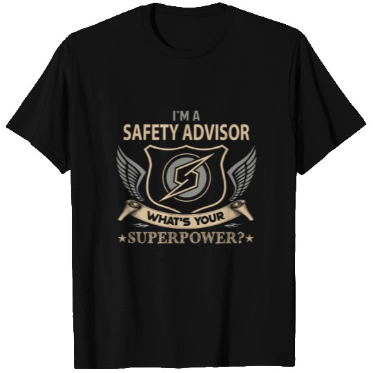 Safety Advisor T Shirts - Superpower Job Gift Item