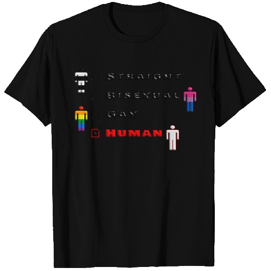 We are all human T Shirts