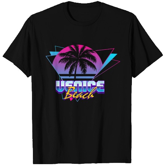 Synthwave 1 Venice Beach 80s 90s Retro T Shirts