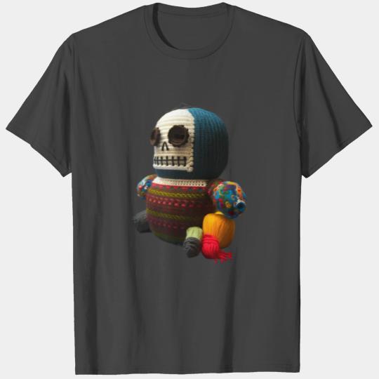 mexican the day of the dead doll handknitted T Shirts