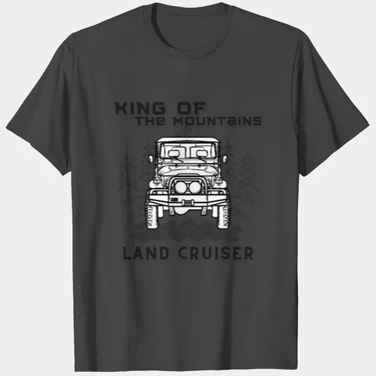 King of The Mountains Toyota Land Cruiser J40 T Shirts