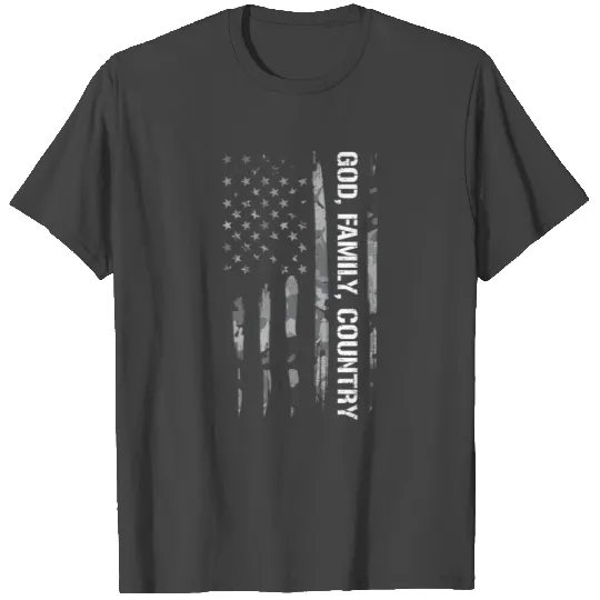 God, Family, Country T Shirts