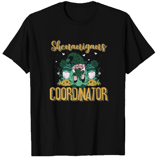 Shenanigans Coordinator Funny St Patricks Day T Shirts