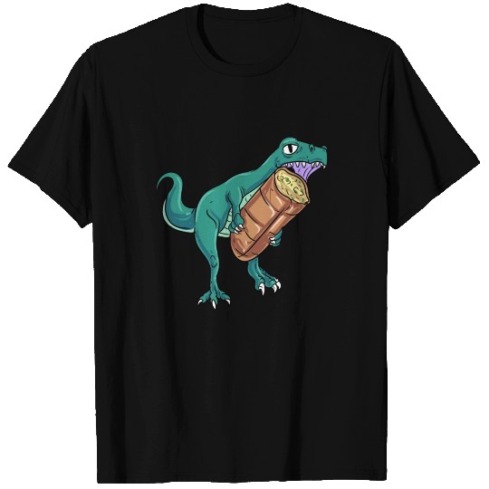 T-Rex Garlic Bread T Shirts