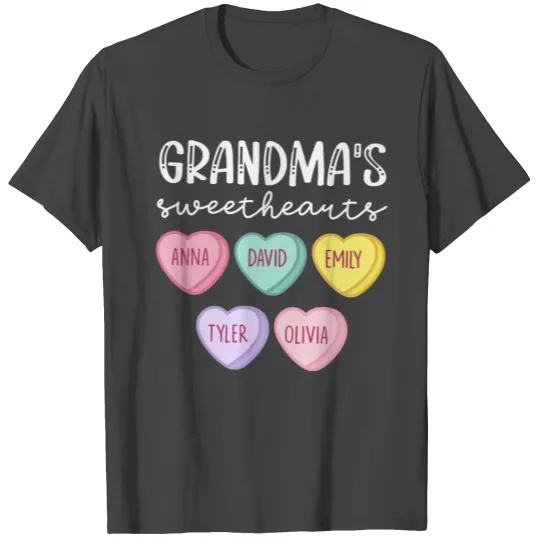 Grandma s Sweethearts T Shirts Valentine Grandma