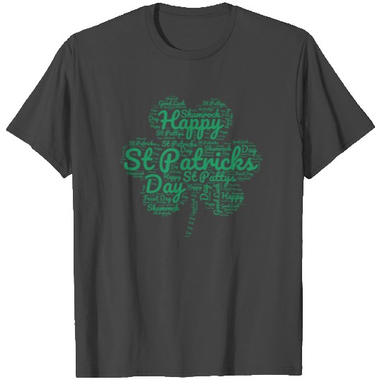 Happy St Patricks Day Shamrock Green Men Women Kid T Shirts