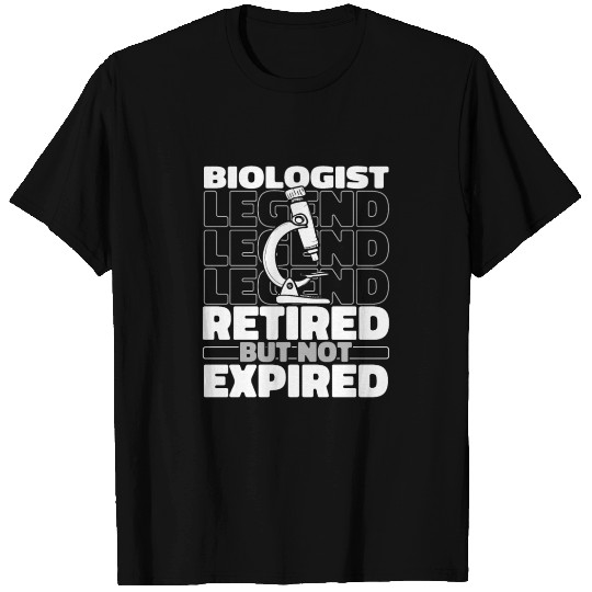 Biology Biologist Retired T Shirts