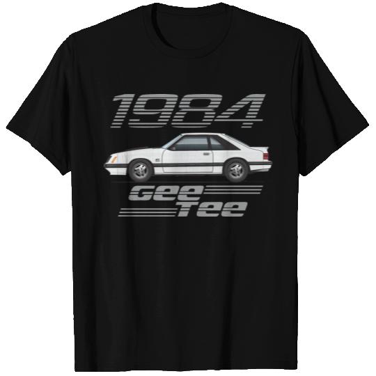 1984 gee T Shirts Oxford White