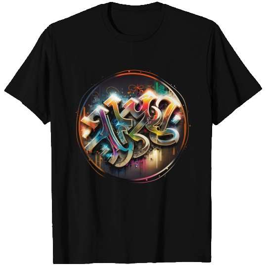 Light Graffiti Design 2 T Shirts