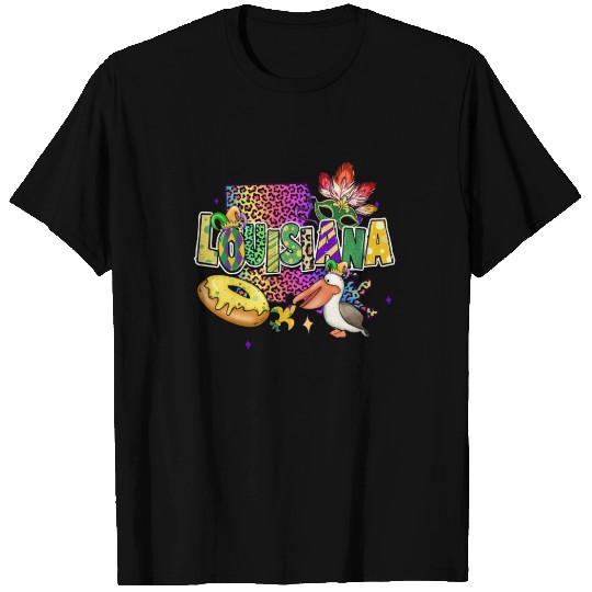 New Orleans Men Women Louisiana Mardi Gras Outfit T Shirts