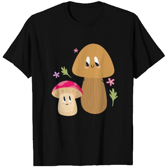 Cute Mushroom Design T Shirts