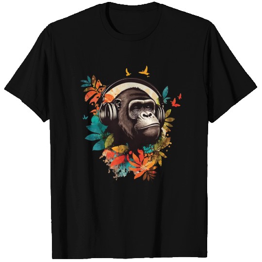 Gorilla DJ Jungle T Shirts