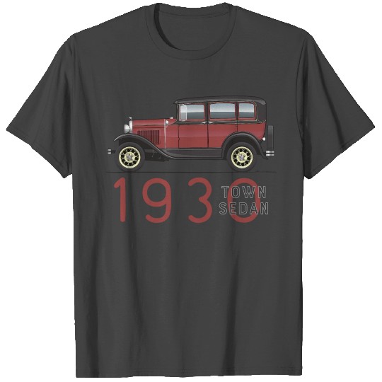 1930 town Maroon T Shirts