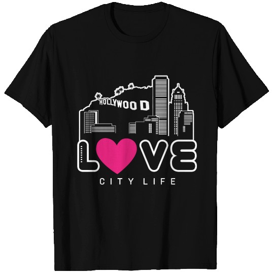 I Love City Life Los Angeles T Shirts