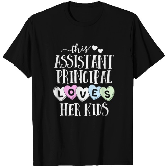 Assistant Principal Loves Her Kids School T Shirts