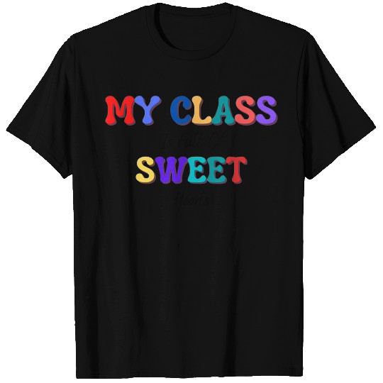 Groovy Teacher Valentine 100 Days Of School T Shirts