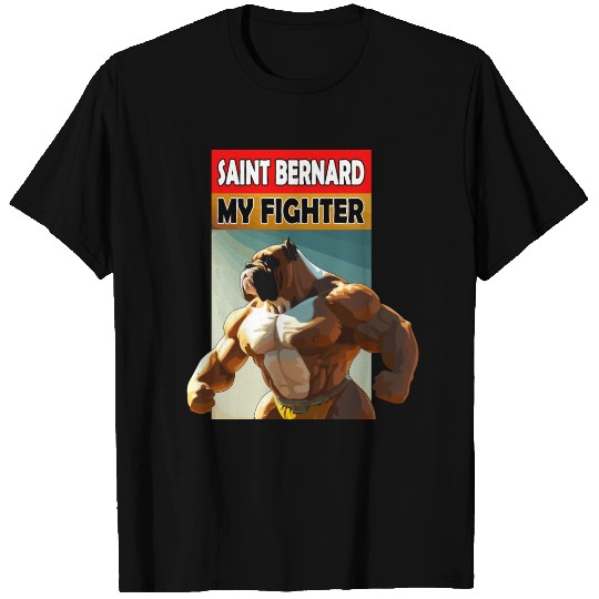 Saint Bernard my fighter doggy T Shirts