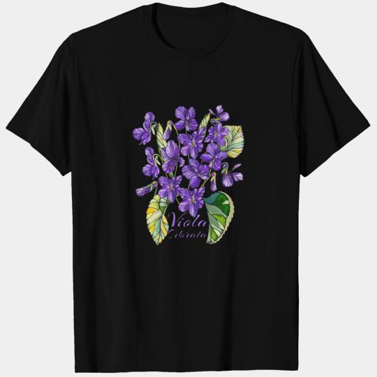 Viola Odorata Forest violet Common blue violet T Shirts