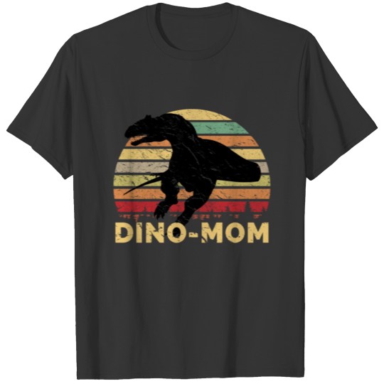 DinoMama DinoMom Dino Mom Dino-Mom Mother DinoFami T Shirts