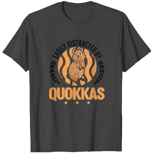 Easily Distracted By Quokkas Short-tailed Kangaroo T Shirts