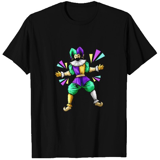 Jester Costume For Mardi Gras T Shirts