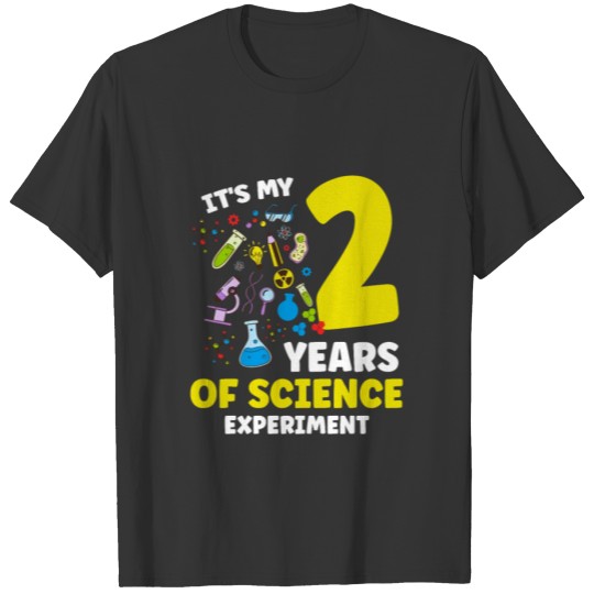It's My 2 Years Of Science Experiment Birthday T Shirts