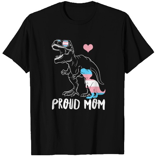 Trans Proud Mom Dinosaur Rex Transgender Pride Mam T Shirts