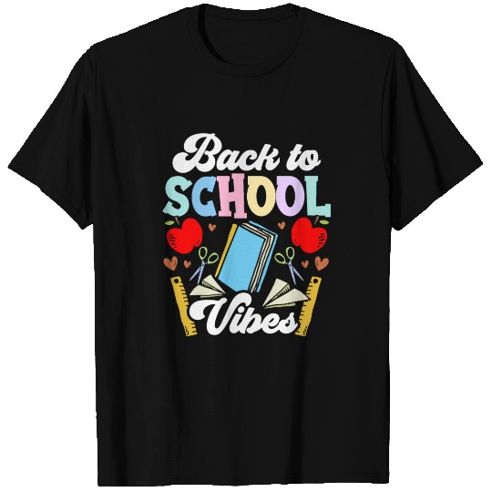 Back To School Vibes Teacher Pupil Grade T Shirts