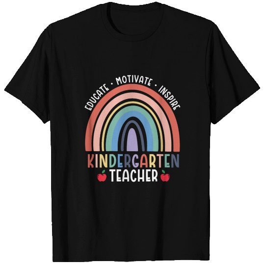 Educate Motivate Inspire Kindergarten Teacher T Shirts