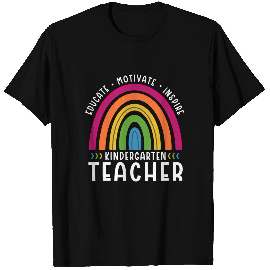 Educate Motivate Inspire Kindergarten Teacher T Shirts