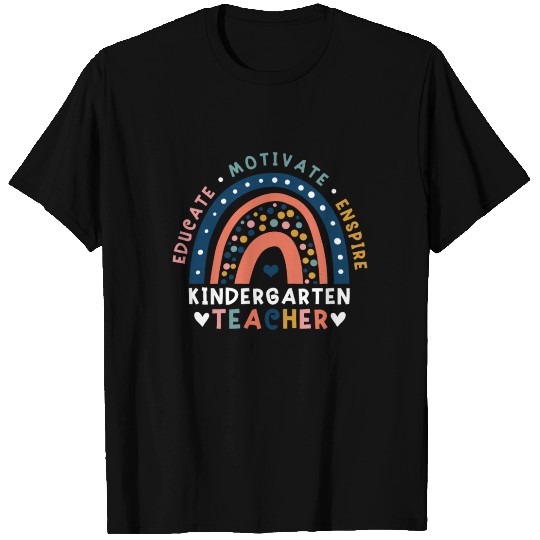 Educate Motivate Inspire Kindergarten Teacher T Shirts