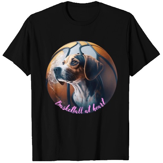 Basketball at heart T Shirts